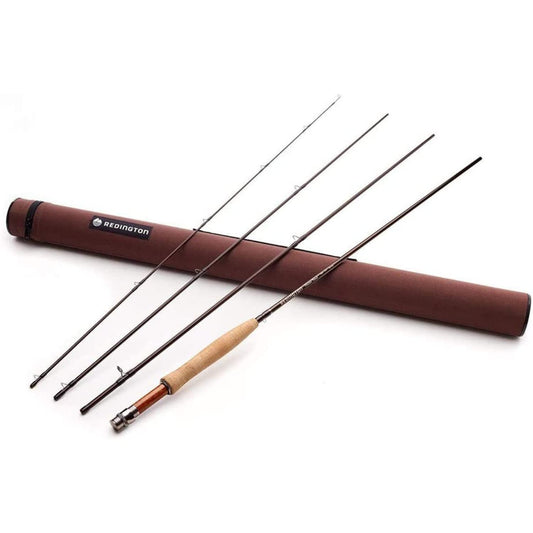 Redington Classic Trout フライフィッシングロッド - モデレートアクション 4ピースフライロッド - ケース付属 - 6WT 90インチ (690-4)
