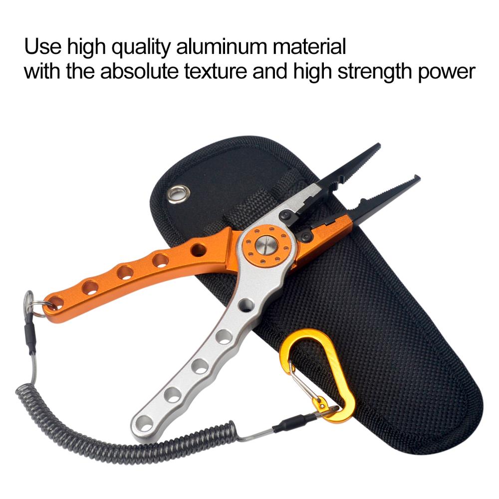 Multifunctional Aluminum Alloy Fishing Pliers and Scissors