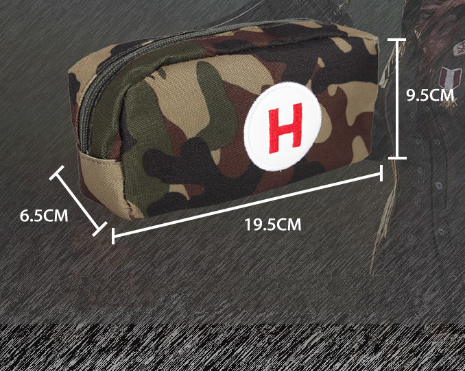 Camouflage Emergency Kit Pencil Case