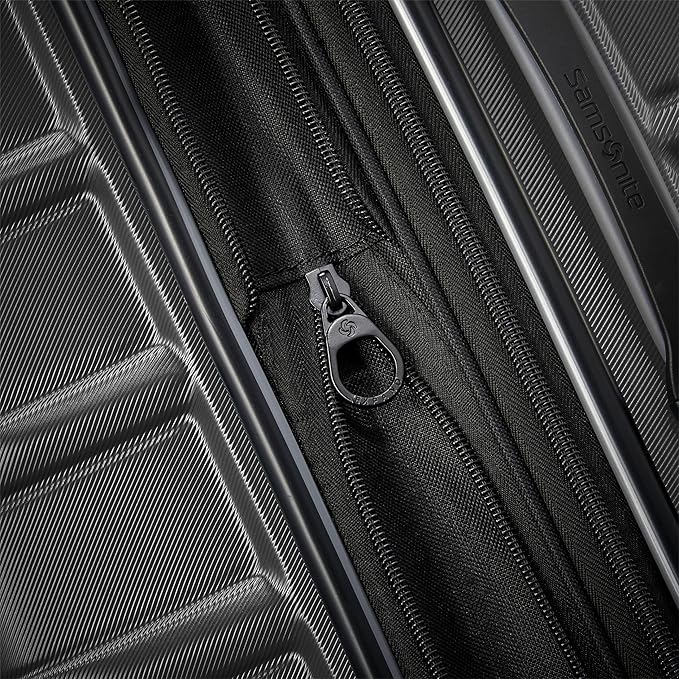 Samsonite Omni 2 ハードサイド 拡張可能 スピナーホイール付きスーツケース、大型スピナー、ソリッドチャコール