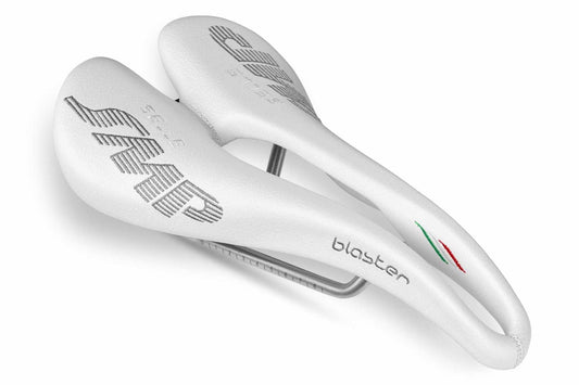 Selle SMP Blaster Saddle with Steel Rails (White)