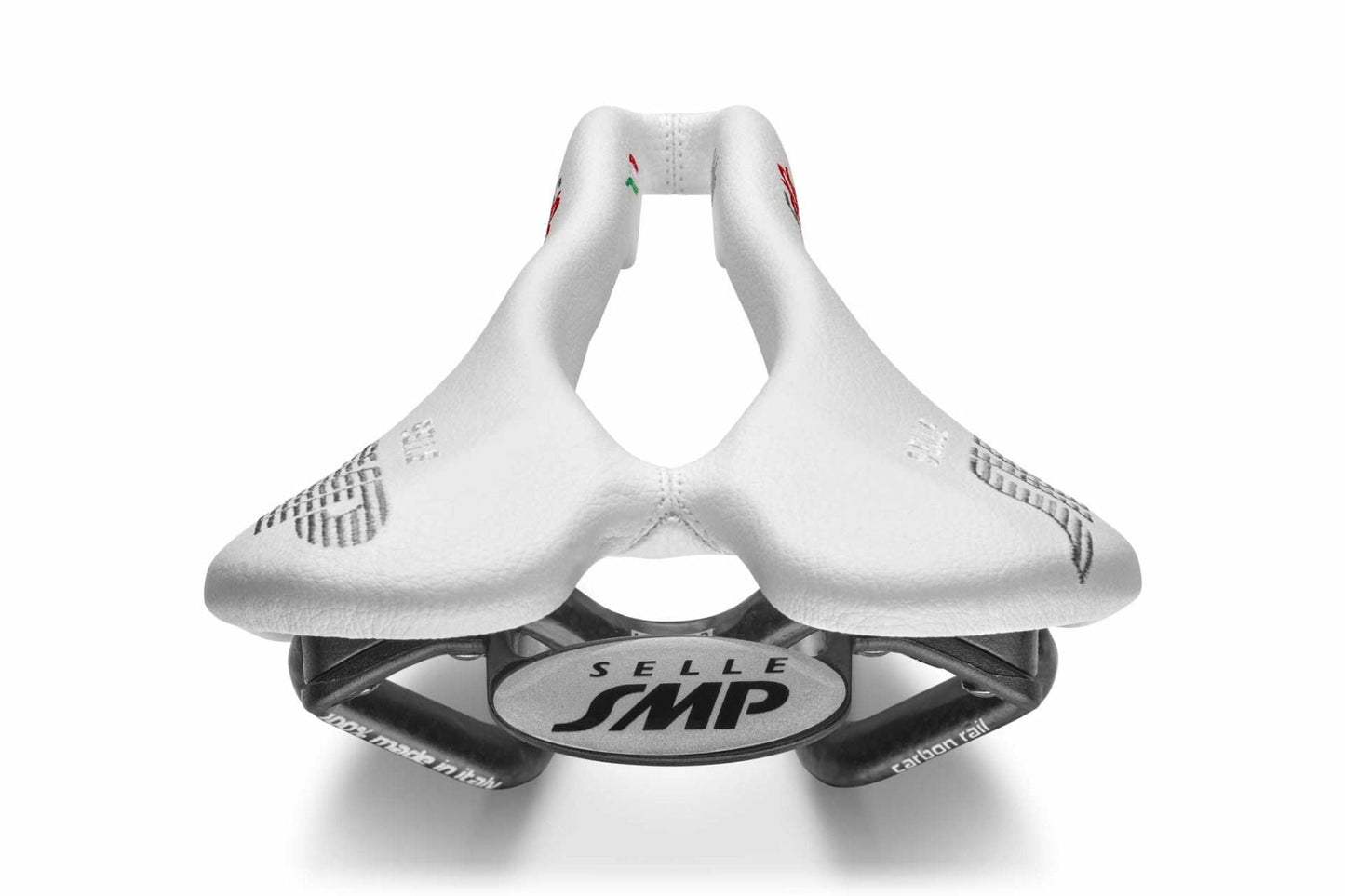 Selle SMP F20C Bicycle Saddle with Steel Rail (White)