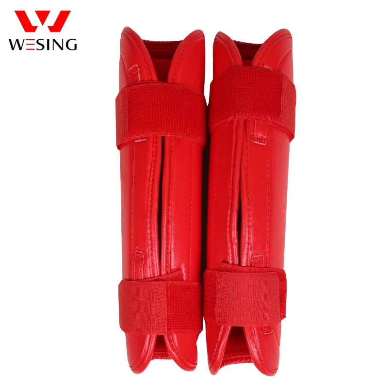 Wesing Sanda Shin Guards holder Straps Stays rash Sleeves MMA Kickboxing Muay thai Shin Protective Pads