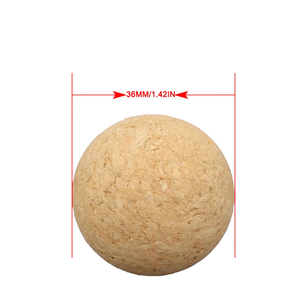 1Pcs/6pcs/12pcs 36mm Cork Solid Wood Foosball Table Soccer Ball Football Baby Foot Fussball Desktop Table Soccer