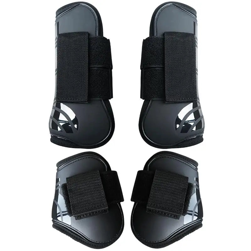 Equestrian supplies Horse shin guards Front Hind Leg Boots Horse Leggings Equine Leg Guard Horse Tendon Protection hoof guards