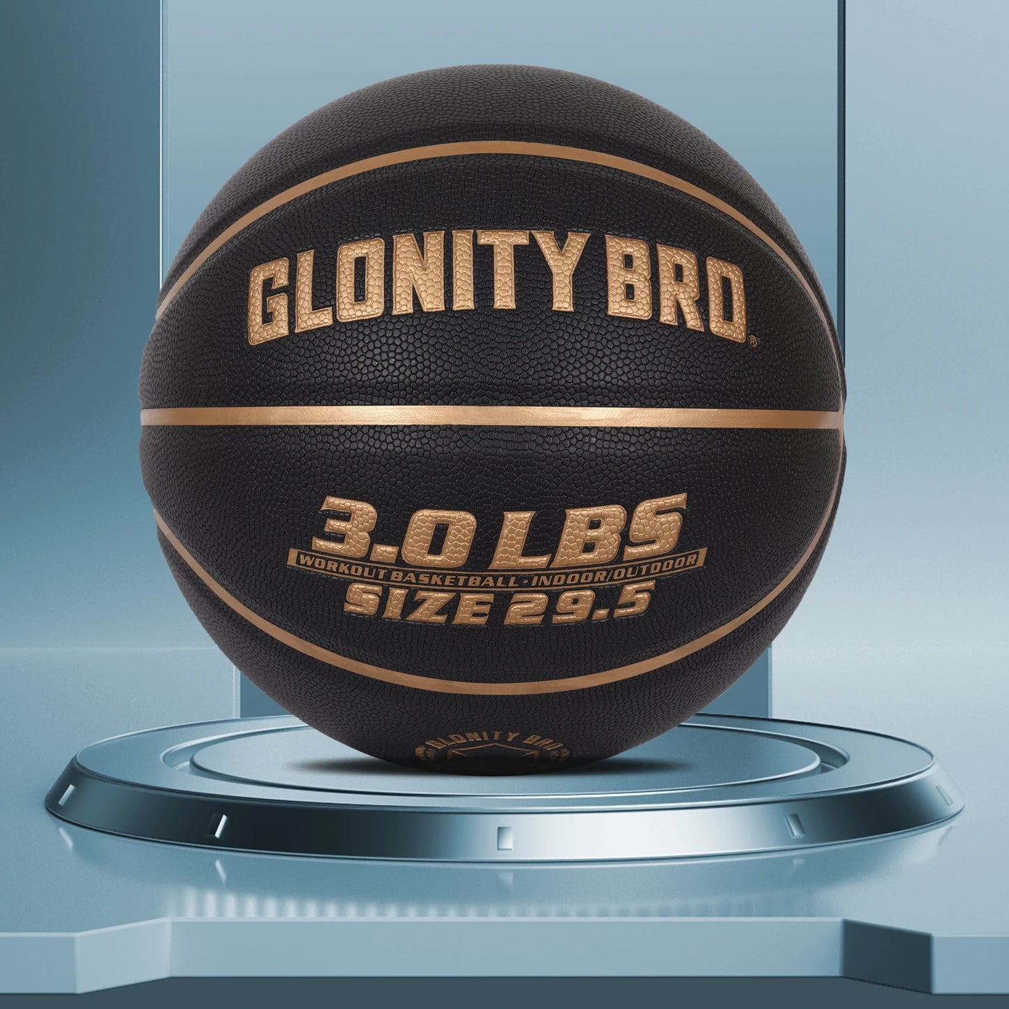 Weighted Heavy Training Basketball 6/7,28.5''/29.5''Men's&Women's,Composite Leather In&Outdoor For Dribbling,Passing& Rebounding