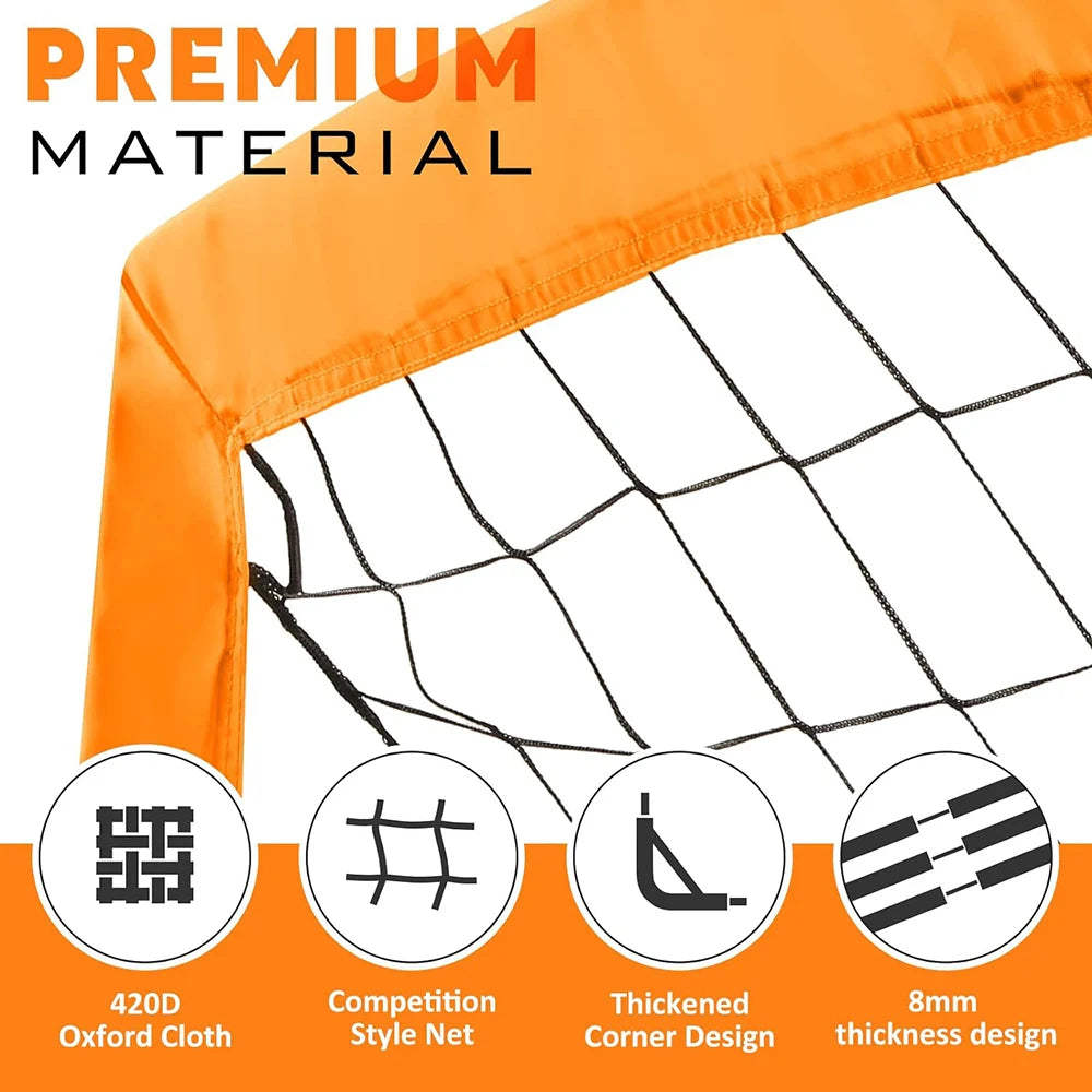 Football Goal for Garden Football Net Pop Up Goals Set Soccer Goal Net for Backyard Birthday Gift for  Soccer Training