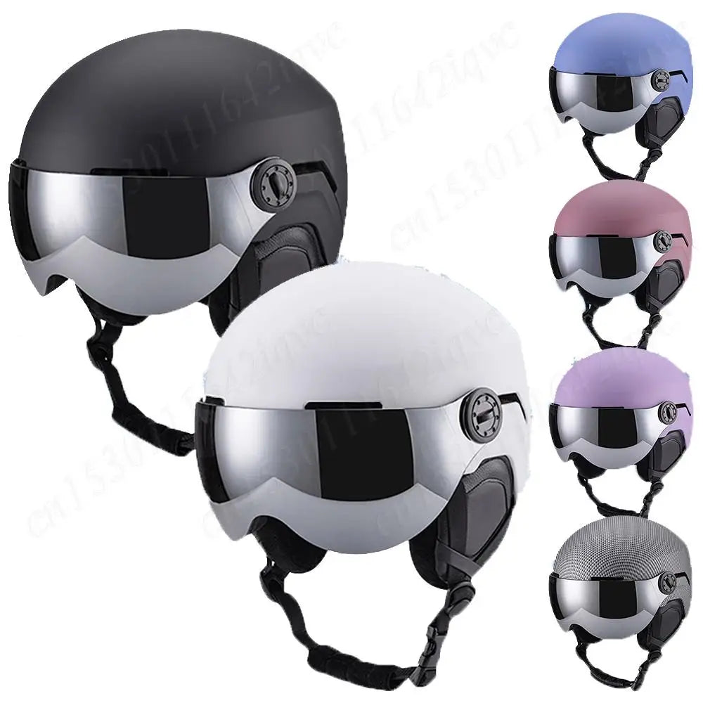 Goggles Skiing Helmet Unisex Snow Helmets Sports Safety Helmet 7 Vents High-Quality Ski Helmet Ski Snowboard Skateboard Helmets