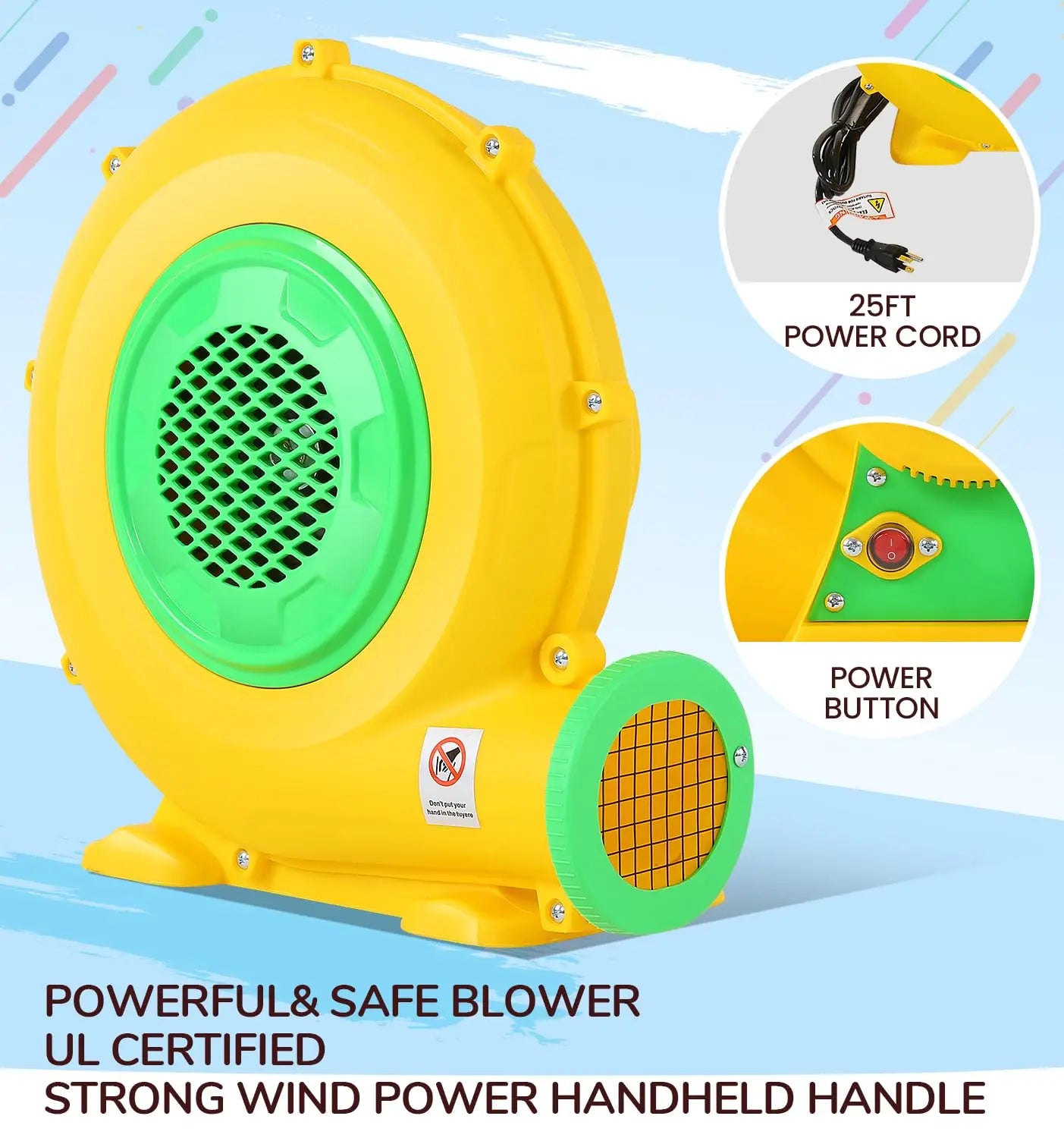 Inflatable Bounce House Water Slide, 7-in-1 Bouncy Castle Combo Water Pool & Bouncing Area & Slides & Basketball, Customized