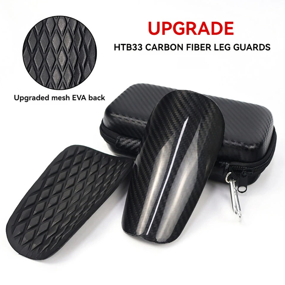 Loogdeel Carbon Fiber Soccer Shin Guards,Super Strong,Ultra Light,Shock Resistance,Air Permeability,Suitable for Adult, Youth