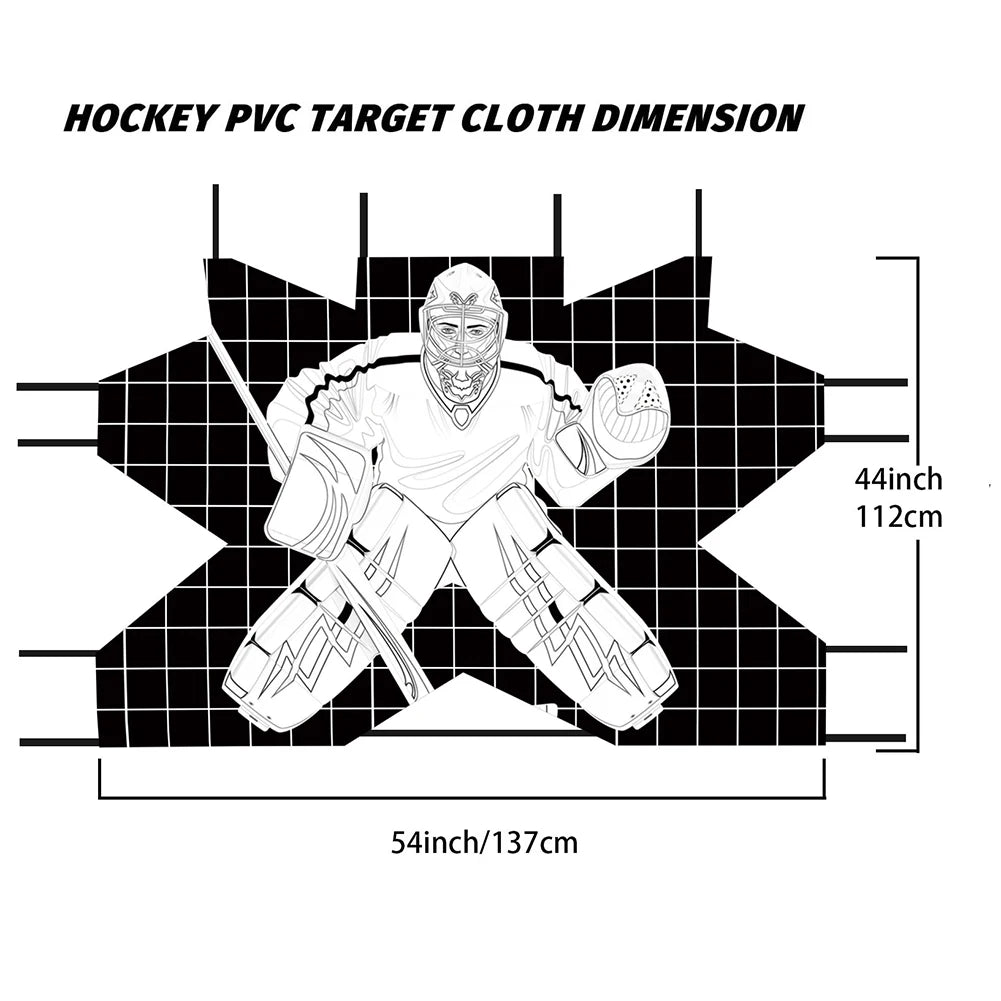 Hockey Goalie Shooting Target Street Hockey Net Goalie Target Hockey Goal Practice Target for Practicing Shooting Accuracy