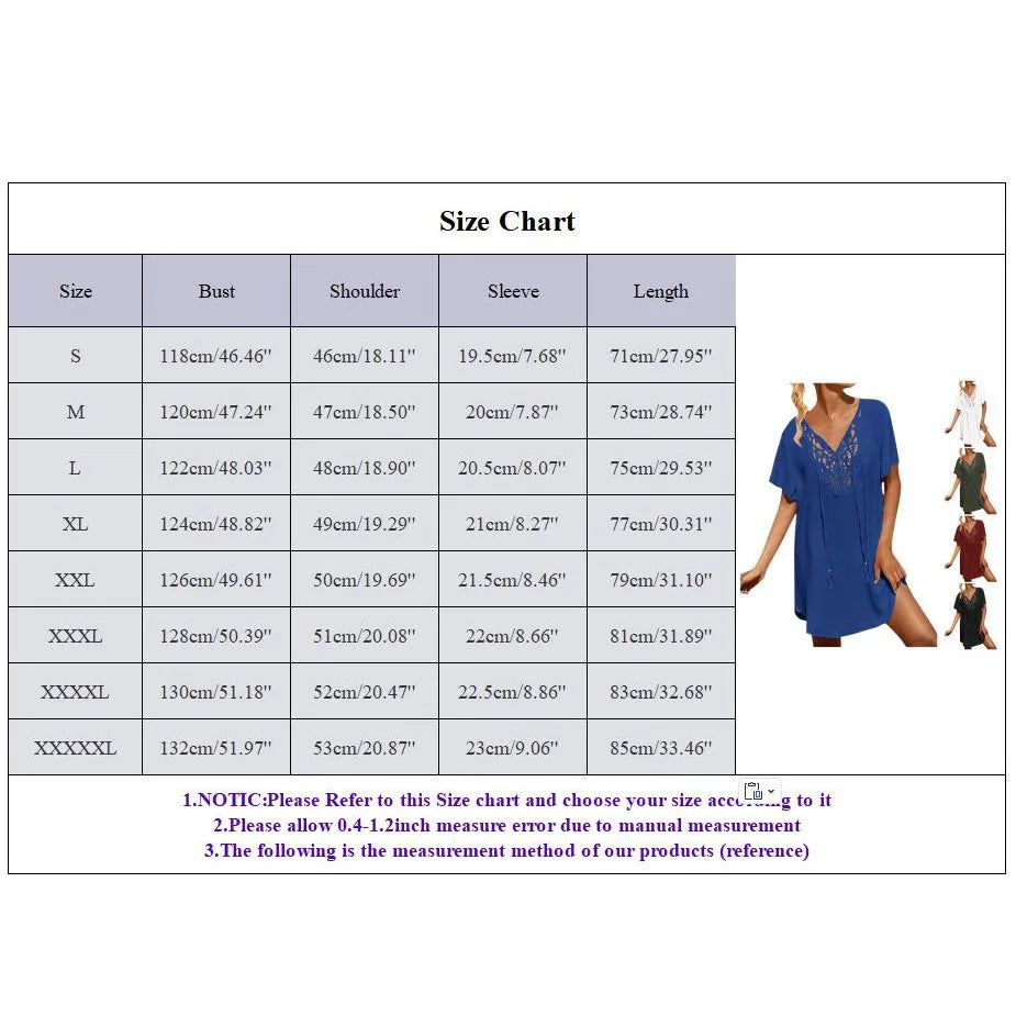 Plus Size Beach Dress Women Lace Crochet Cover Up For Swimwear Swimsuit Bikini Cover-Ups Summer Clothes Vacation Dresses
