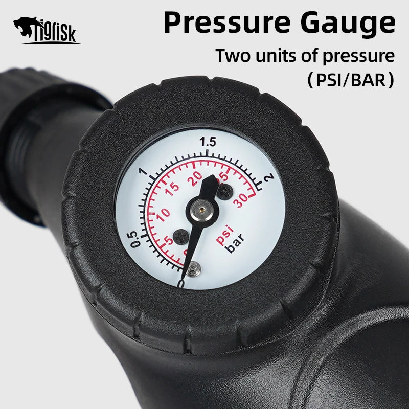 Tigerisk Ball Pump Dual Action Hand Pump Inflator Portable Basketball Pump Football Volleyball Pump With Ball Needle