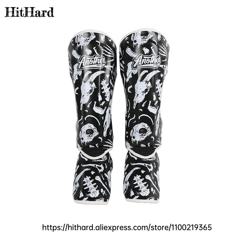 Muay Thai Shin Guards MMA Kickboxing Leg Pads Instep Protection Sparring Gear for Men Women Karate Boxing Training Competition