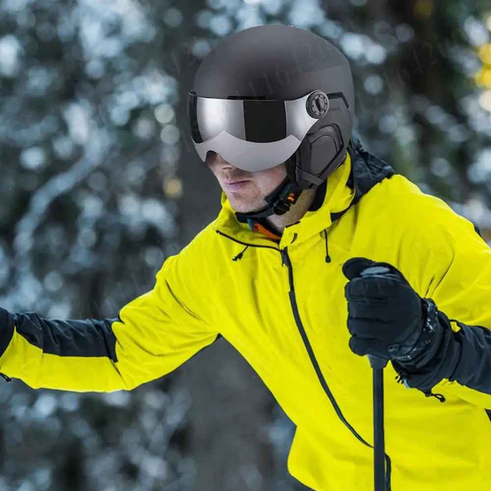 Goggles Skiing Helmet Unisex Snow Helmets Sports Safety Helmet 7 Vents High-Quality Ski Helmet Ski Snowboard Skateboard Helmets