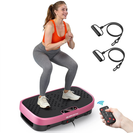 Magnetic Vibration Plate Exercise Machine Fat Burning 120 Levels 330lbs Portable Quiet Home Fitness  APP Control Workout Platform for Home Gym Body Shaping Gift for Women Men