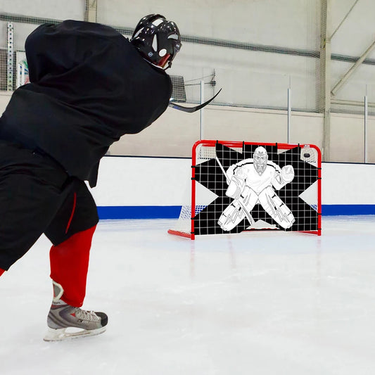 Hockey Goalie Shooting Target Street Hockey Net Goalie Target Hockey Goal Practice Target for Practicing Shooting Accuracy