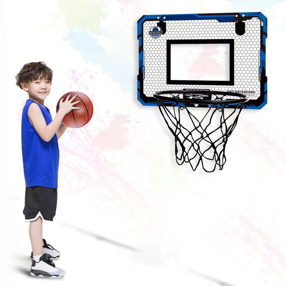 Kids Mini Basketball Hoop With Electronic Scoreboard Ball Sport Backboard Outdoor Indoor Excersise Accessory Funny Game To ys ﻿