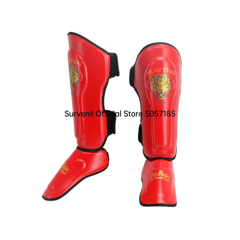Shin Guards Kickboxing Muay Thai Leg Instep Protection Pads Men MMA Kicking Sparring BJJ Karate Boxing Taekwondo Training Gear