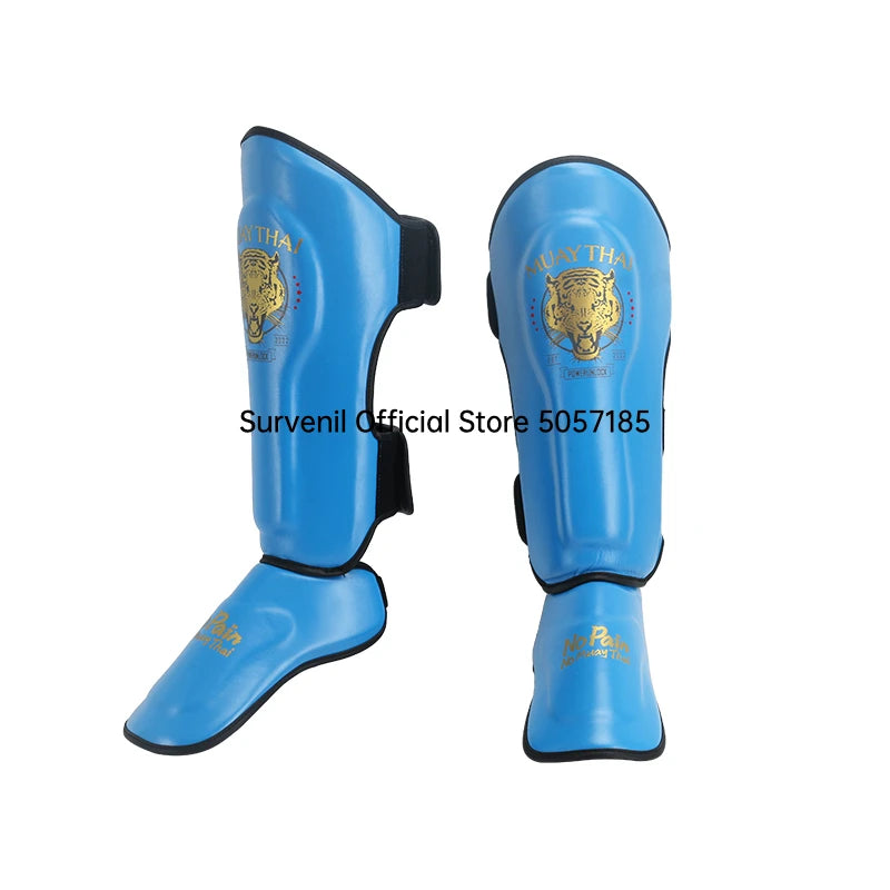 Shin Guards Kickboxing Muay Thai Leg Instep Protection Pads Men MMA Kicking Sparring BJJ Karate Boxing Taekwondo Training Gear