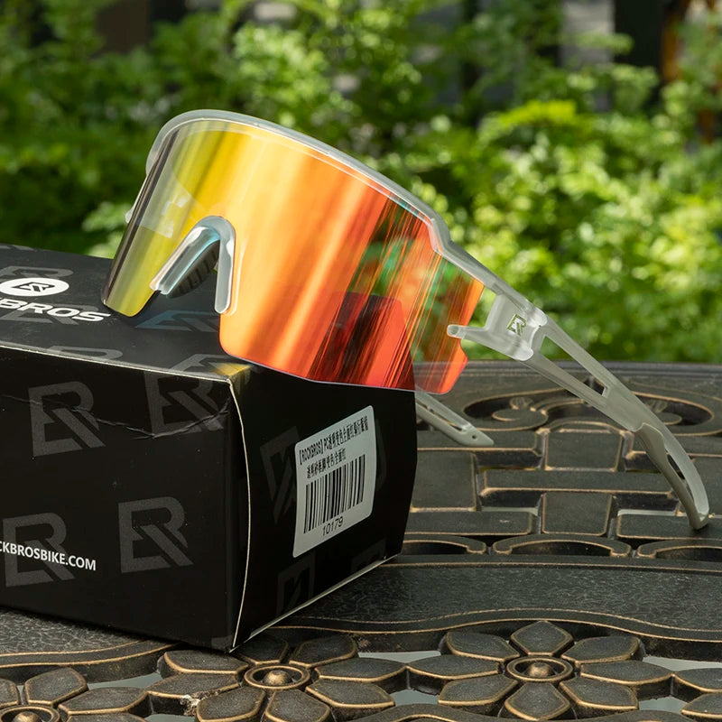 ROCKBROS Cycling Glasses Photochromic Bike Bicycle Glasses UV400 Sunglasses Sports Protection Eyewear MTB Road Cycling Goggles