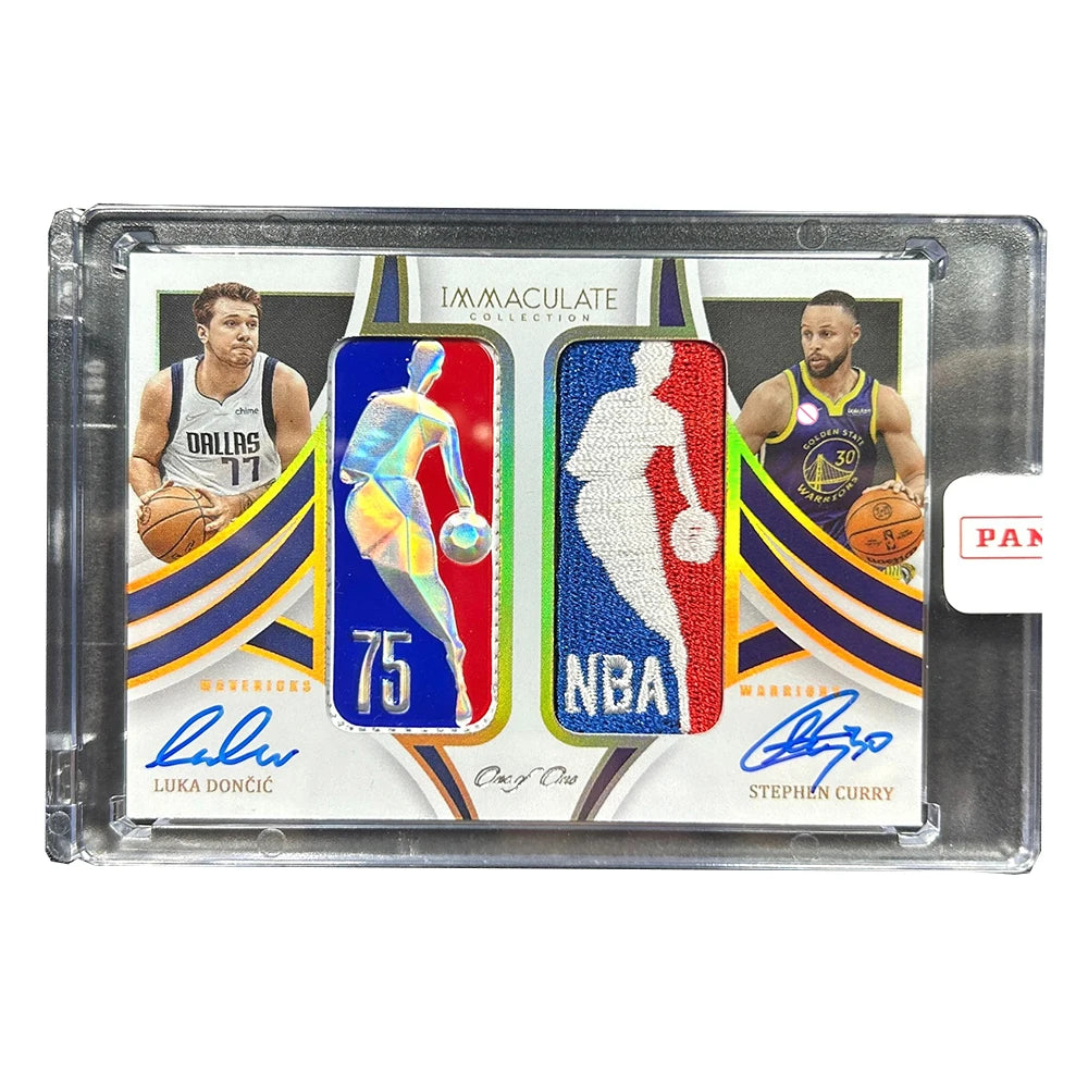 PANINI basketball Signature patch collection card bricks DIY homemade Kobe Bryant James Curry McCain Derrick Rose Banchero gifts