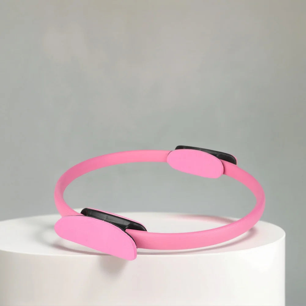 Pilates Ring Fitness Ring with Non Slip Handles Fitness Circle Portable Flexible Resistance Exercise Equipment for Women