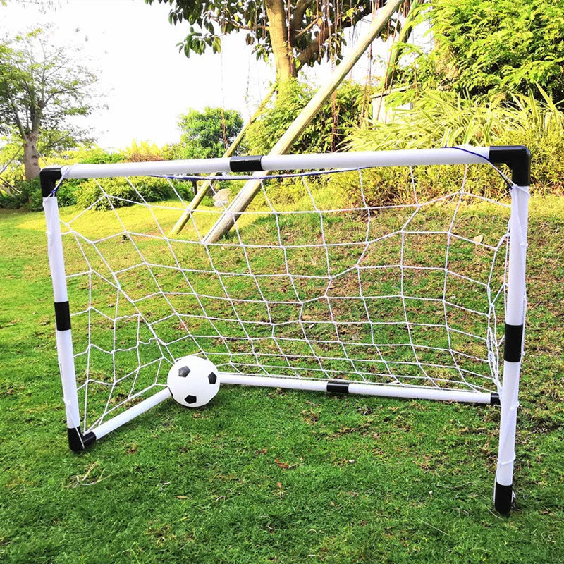 Large 2 In 1 Portable Plastic Soccer Goal Indoor Outdoor Kids Sports Toy Foldable Football Gate Training Equipment
