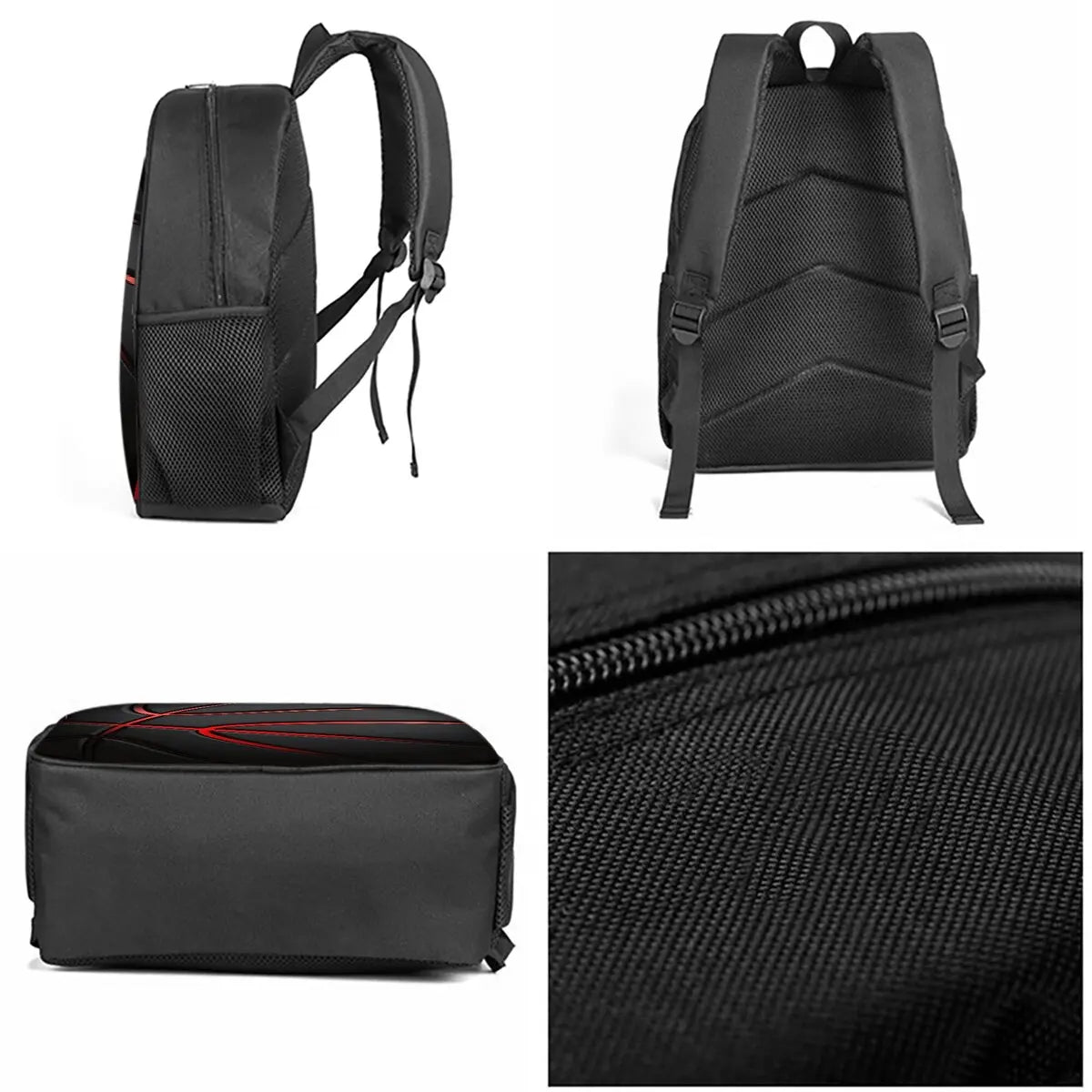 Basketball Print 3Pcs/Set Backpack with Messenger Bags ,Pencil Bags for Boy/Girl Best Gift Cartoon Student School Bags