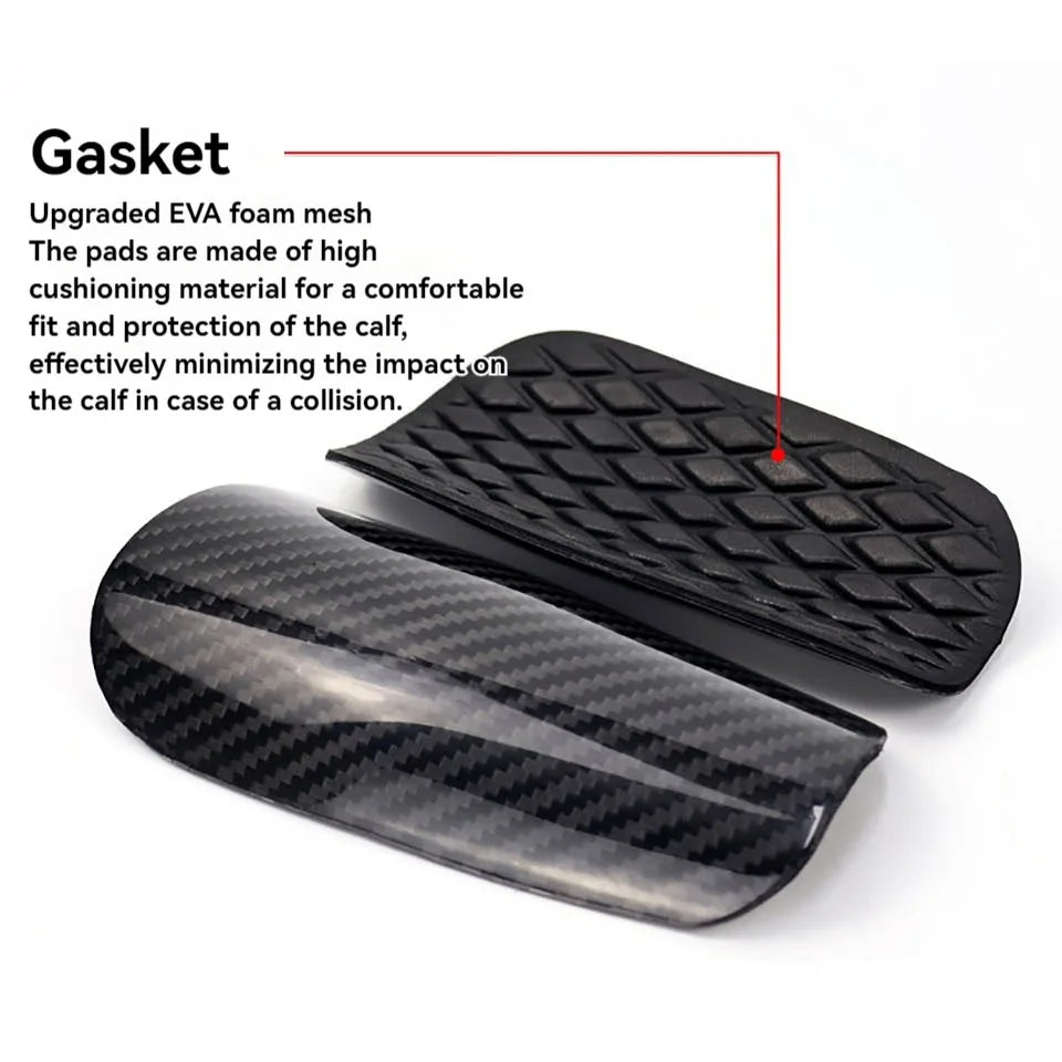 Loogdeel Carbon Fiber Soccer Shin Guards,Super Strong,Ultra Light,Shock Resistance,Air Permeability,Suitable for Adult, Youth