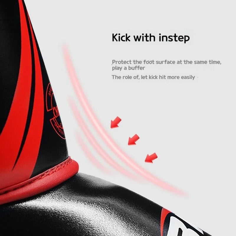 BN 1 Pair MMA Boxing Muay Thai Shin Guards Kickboxing Leg Support Shield Equipment Karate Ankle Foot Protection