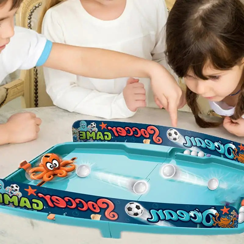 Octopus Soccer Game Tiny Football Game Set Interactive Table Soccer Playset Pinball Game Tiny Football Game Set For Kids