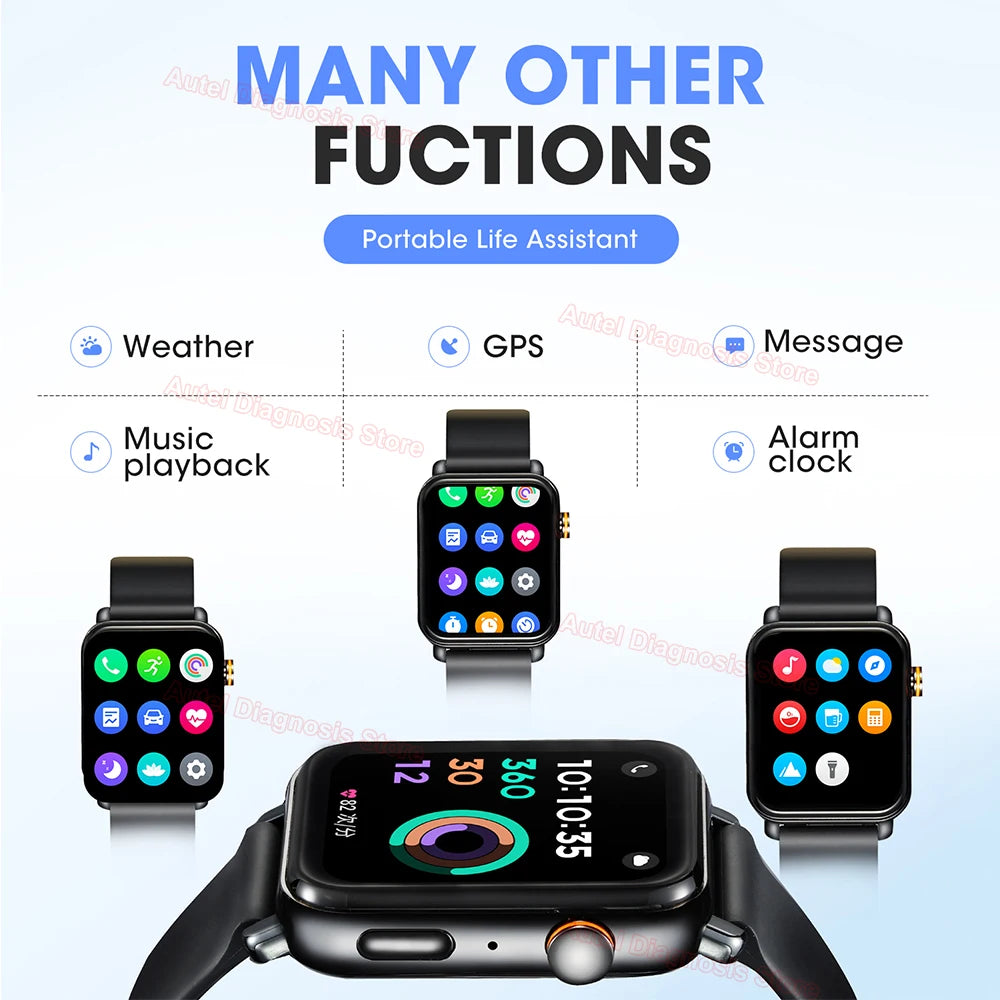 2024 OTOFIX Smart Watch Car Key Programming Watches Outdoor Sports Fitness Bracelet Blood Pressure SpO2 Detection Smartwatch
