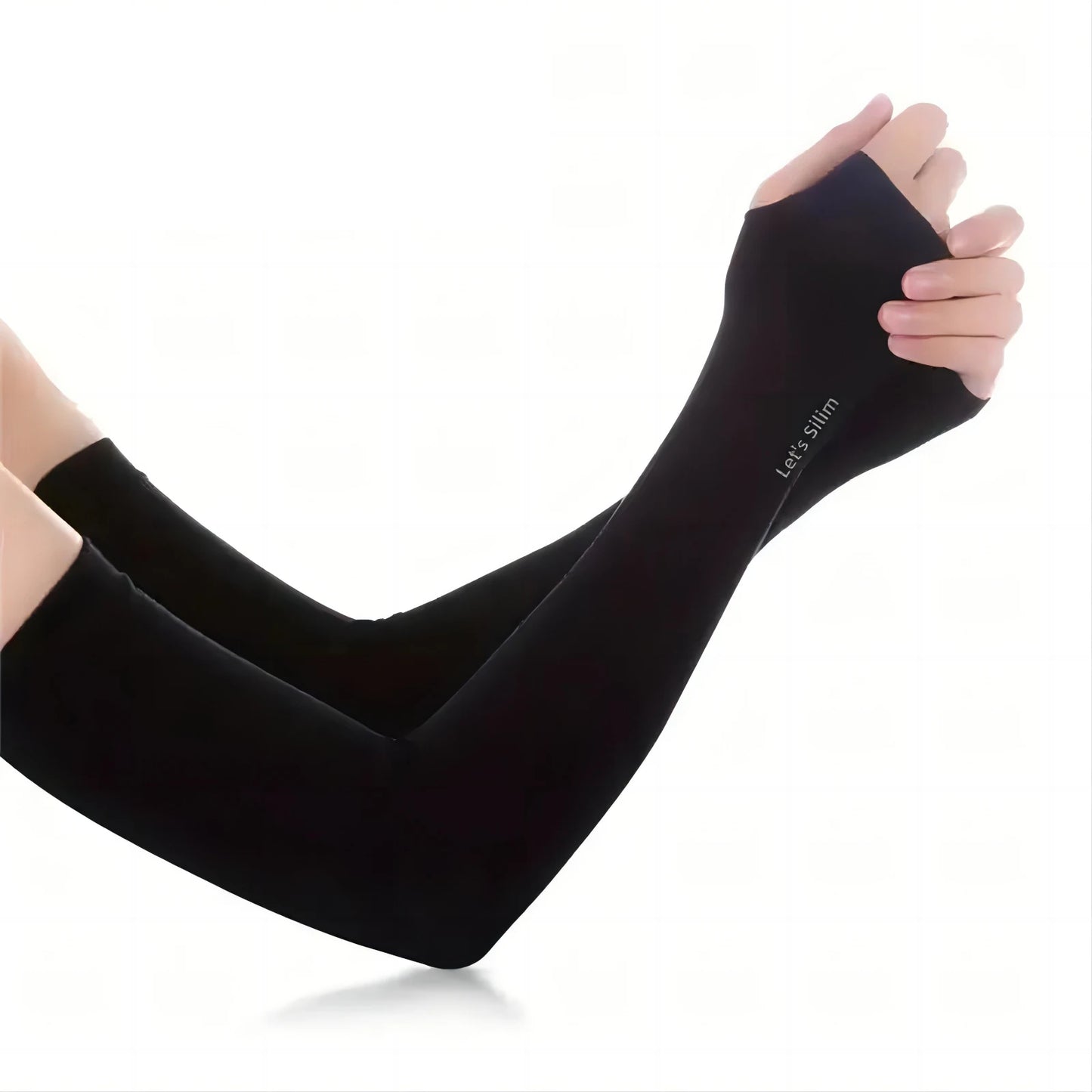Ice Silk Cool Anti-UV Arm Sleeves Unisex Sun Protection Breathable Covers for Car Driving Motorcycle Cycling