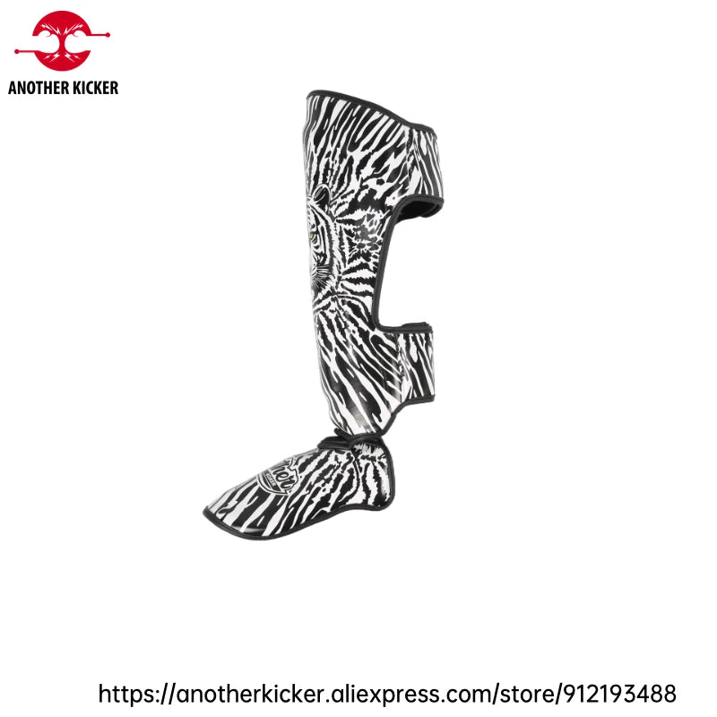 Muay Thai Shin Guards Men Women MMA Training Kickboxing Striking Sparring Shinguards Boxing Leg Guards with Instep Protection