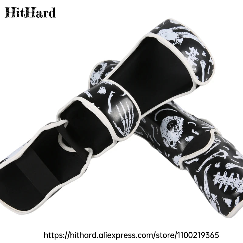 Muay Thai Shin Guards MMA Kickboxing Leg Pads Instep Protection Sparring Gear for Men Women Karate Boxing Training Competition