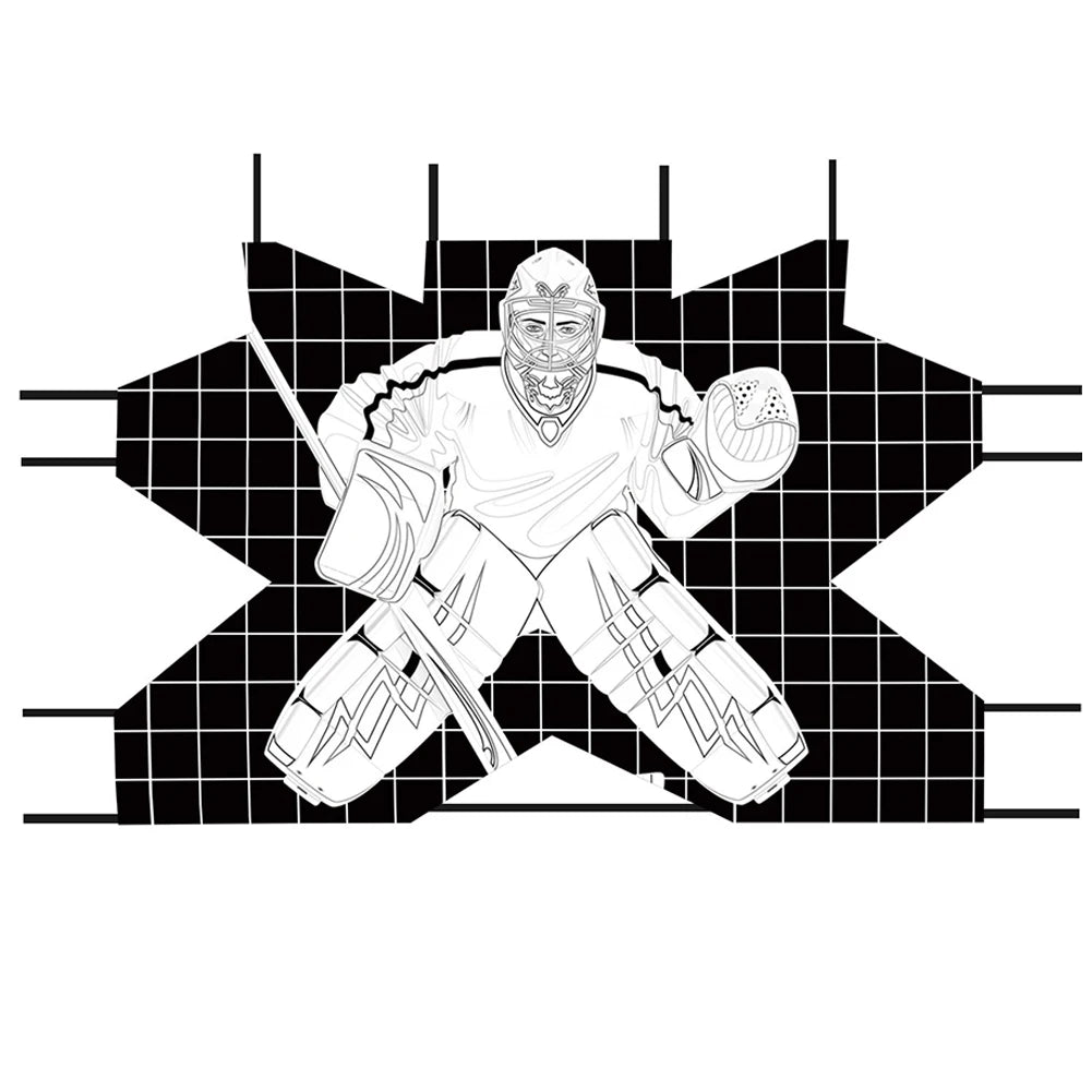 Hockey Goalie Shooting Target Street Hockey Net Goalie Target Hockey Goal Practice Target for Practicing Shooting Accuracy