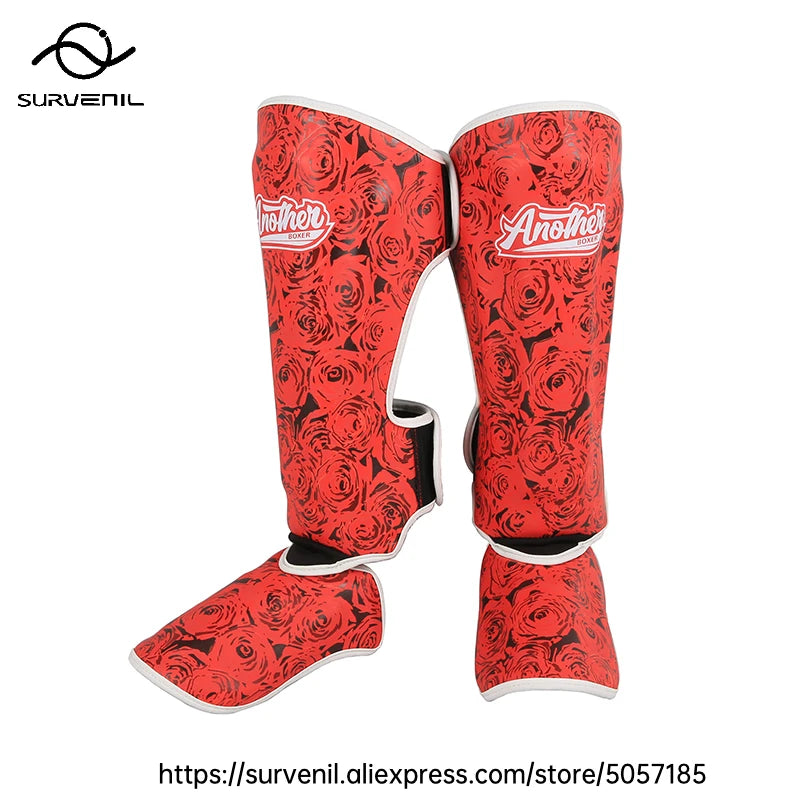 Shin Guards Kickboxing Muay Thai Leg Instep Protection Pads Men MMA Kicking Sparring BJJ Karate Boxing Taekwondo Training Gear