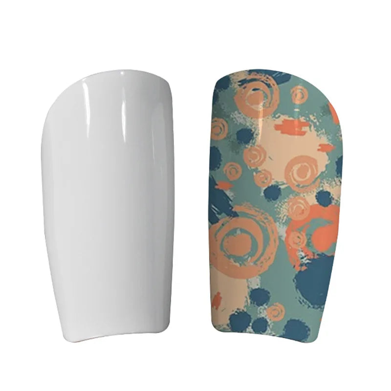 5pairs Sublimation Blank Shin guards Calf guard Leg pads for playing football Transfer by 3D Sublimation Machine DIY Gift