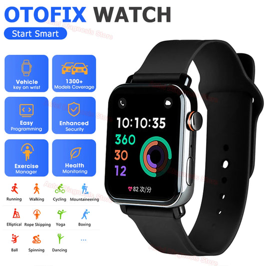 2024 OTOFIX Smart Watch Car Key Programming Watches Outdoor Sports Fitness Bracelet Blood Pressure SpO2 Detection Smartwatch