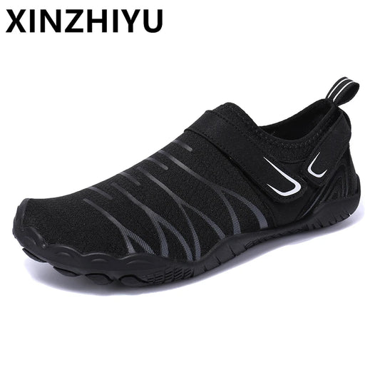 Men Water Shoes Beach Barefoot Swimming Surfing Seaside Aqua Shoes New Summer Upstream Wading Sneakers Gym Fitness Hiking Walking Footwear