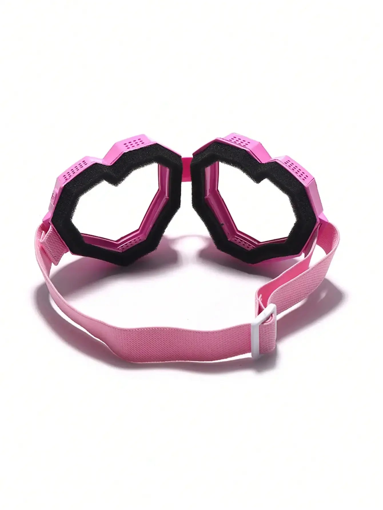 1 Pair Oversized Heart-Shaped Fashion Goggles, Personalized Y2K Goggles Suitable For Sports, Beach Activities, Women's Glasses, Basic Autumn/Winter Outfit, Business Casual, Valentine's Day Gift, Summer Beach Vacation, Outdoor
