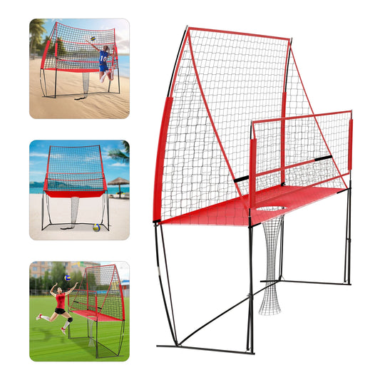 Adjustable Volleyball Training Net Nylon Trainer Equipment Net For Tennis/Badminton/Volleyball Practice