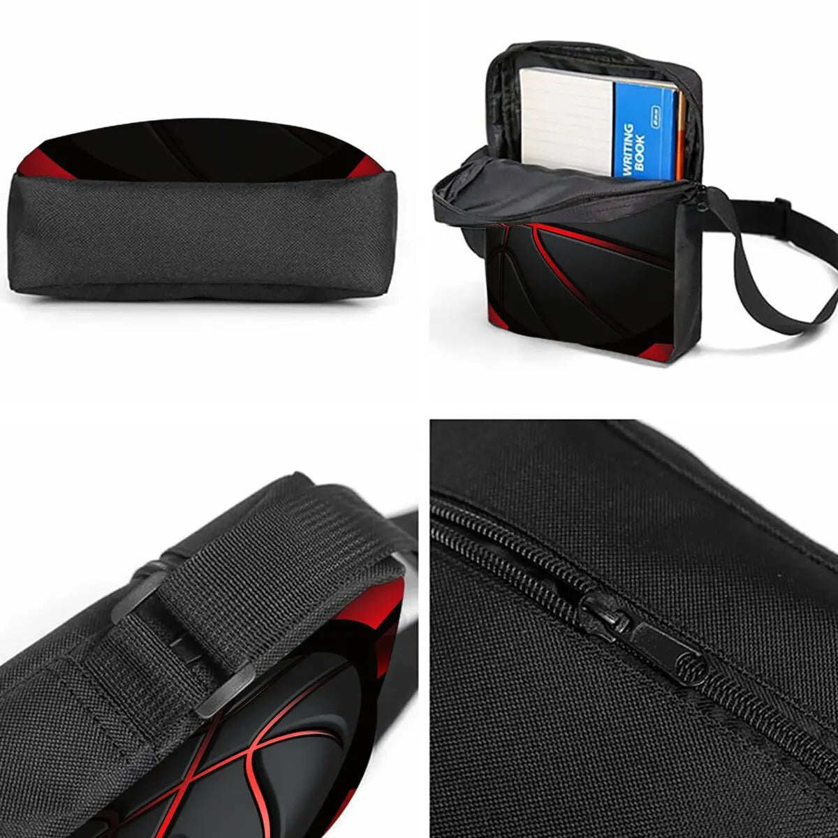 Basketball Print 3Pcs/Set Backpack with Messenger Bags ,Pencil Bags for Boy/Girl Best Gift Cartoon Student School Bags