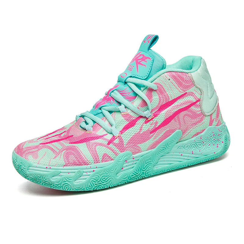 Men's High Top Basketball Shoes Running Sports Outdoor Cement Ground Practical Athletic Footwear