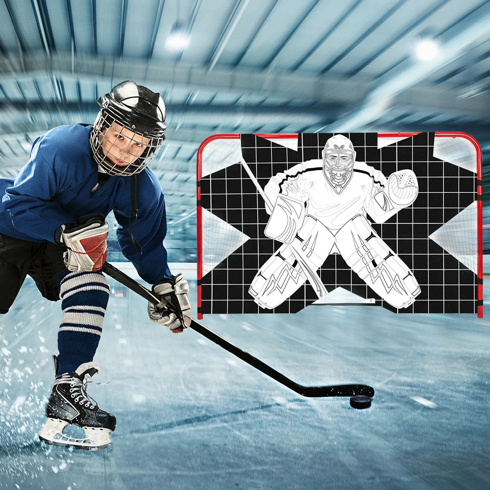 Hockey Goalie Shooting Target Street Hockey Net Goalie Target Hockey Goal Practice Target for Practicing Shooting Accuracy