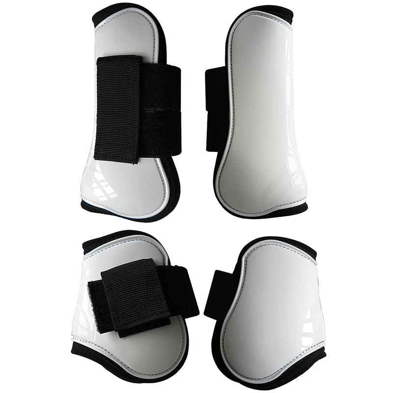 Equestrian supplies Horse shin guards Front Hind Leg Boots Horse Leggings Equine Leg Guard Horse Tendon Protection hoof guards