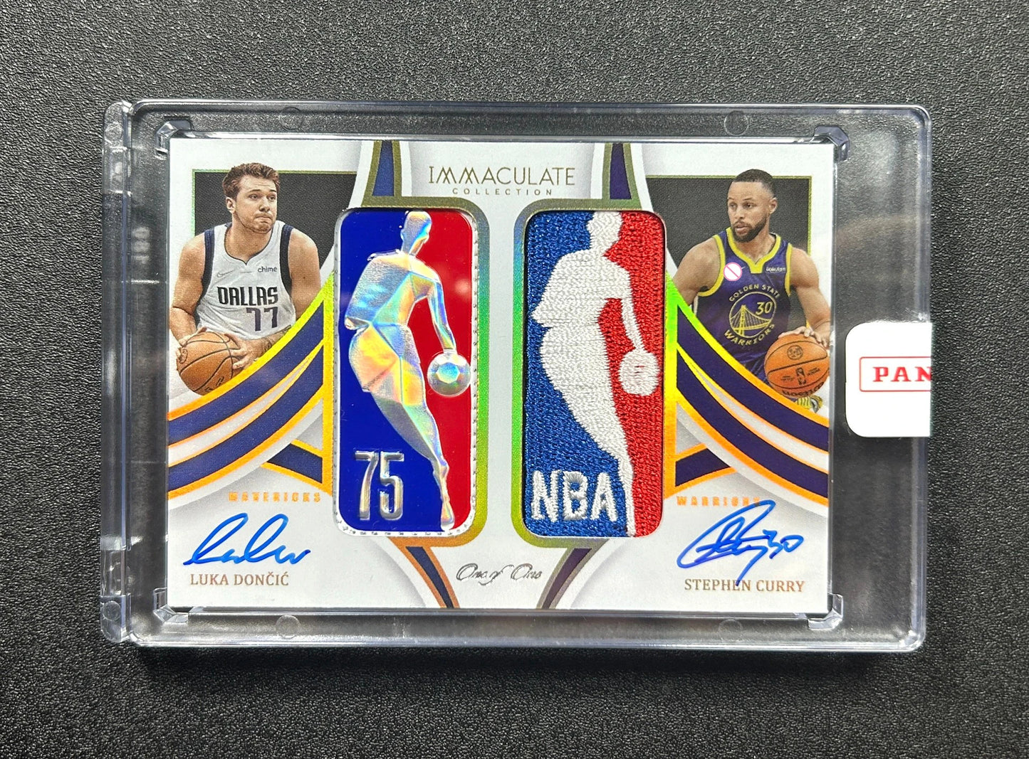 PANINI basketball Signature patch collection card bricks DIY homemade Kobe Bryant James Curry McCain Derrick Rose Banchero gifts