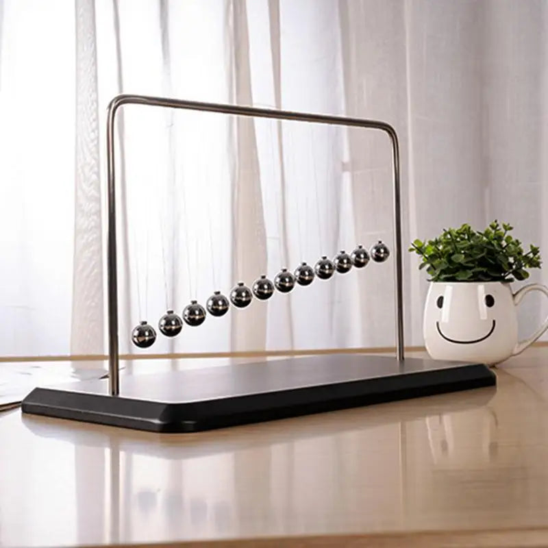 Pendulum Balls 12 Balls Newtons Cradle Balance Balls Newtons Cradle Balance Balls Science Physics Gadget Desktop Decoration
