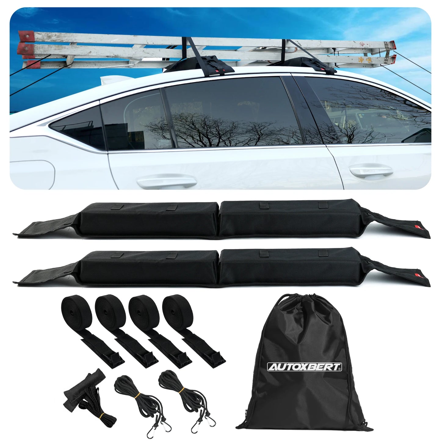 Kayak Roof Rack For Car Rack Universal Soft Roof Rack Pads For Kayak Surfboard
